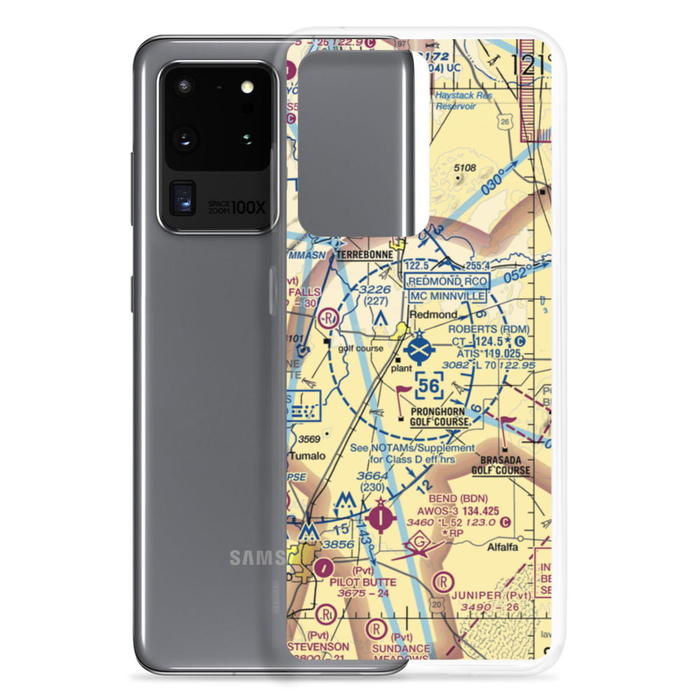 Roberts Field (RDM) VFR Sectional Samsung Case Samsung Galaxy S20 Ultra model shown