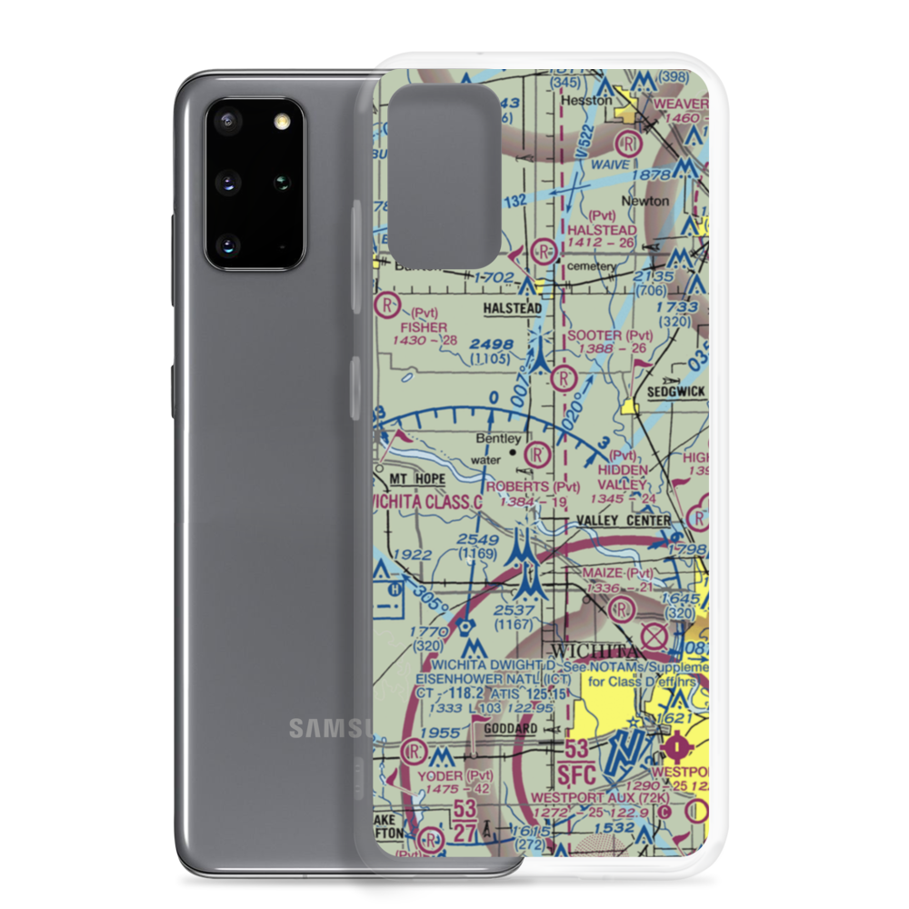 Roberts Field (SN62) VFR Sectional Samsung Case Samsung Galaxy S20 Plus model shown
