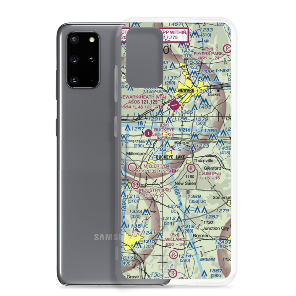 Roberts Field (US-1048) VFR Sectional Samsung Case Samsung Galaxy S20 Plus model shown
