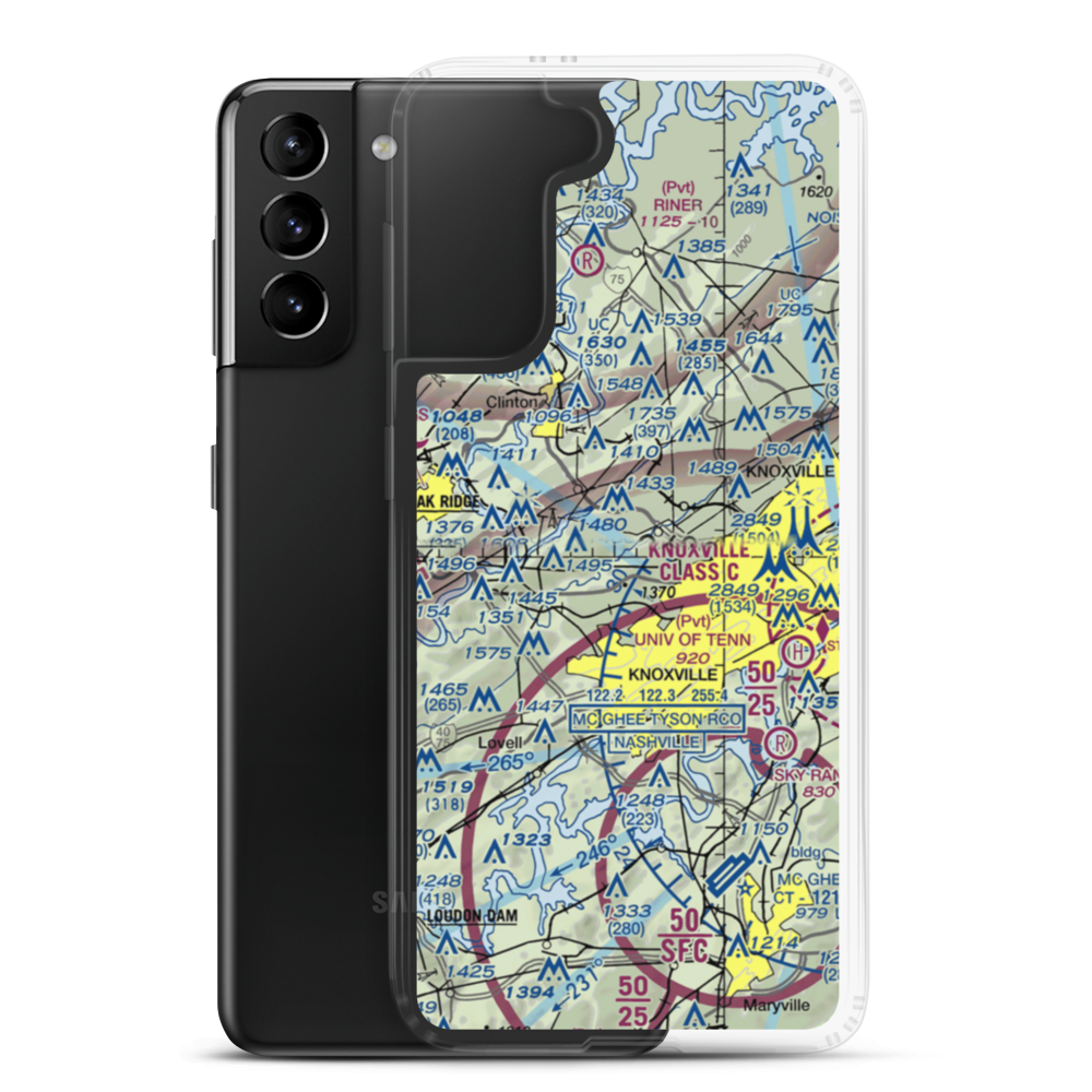 Robertson Farm Airport (TN94) VFR Sectional Samsung Case Samsung Galaxy S21 Plus model shown