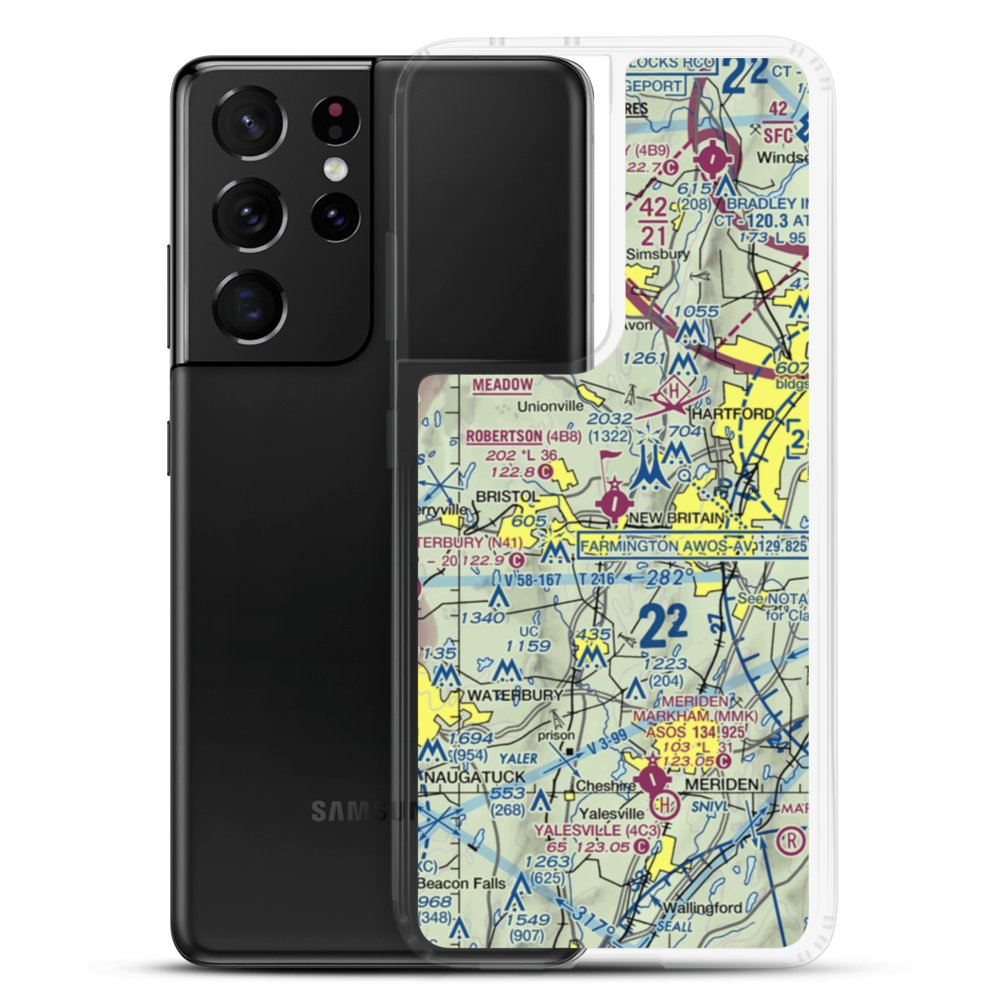 Robertson Field (4B8) VFR Sectional Samsung Case Samsung Galaxy S21 Ultra model shown