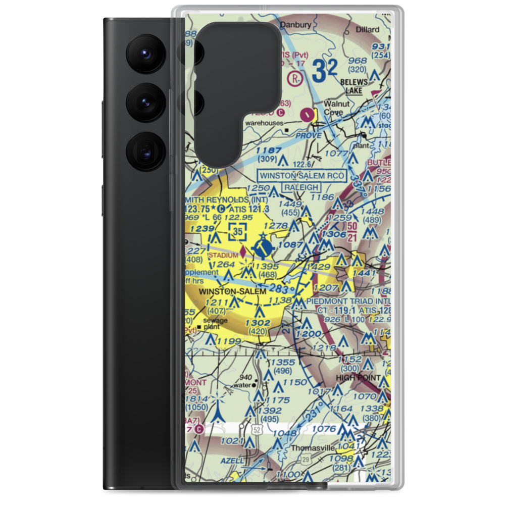 Robertson Field (NC63) VFR Sectional Samsung Case Samsung Galaxy S22 Ultra model shown