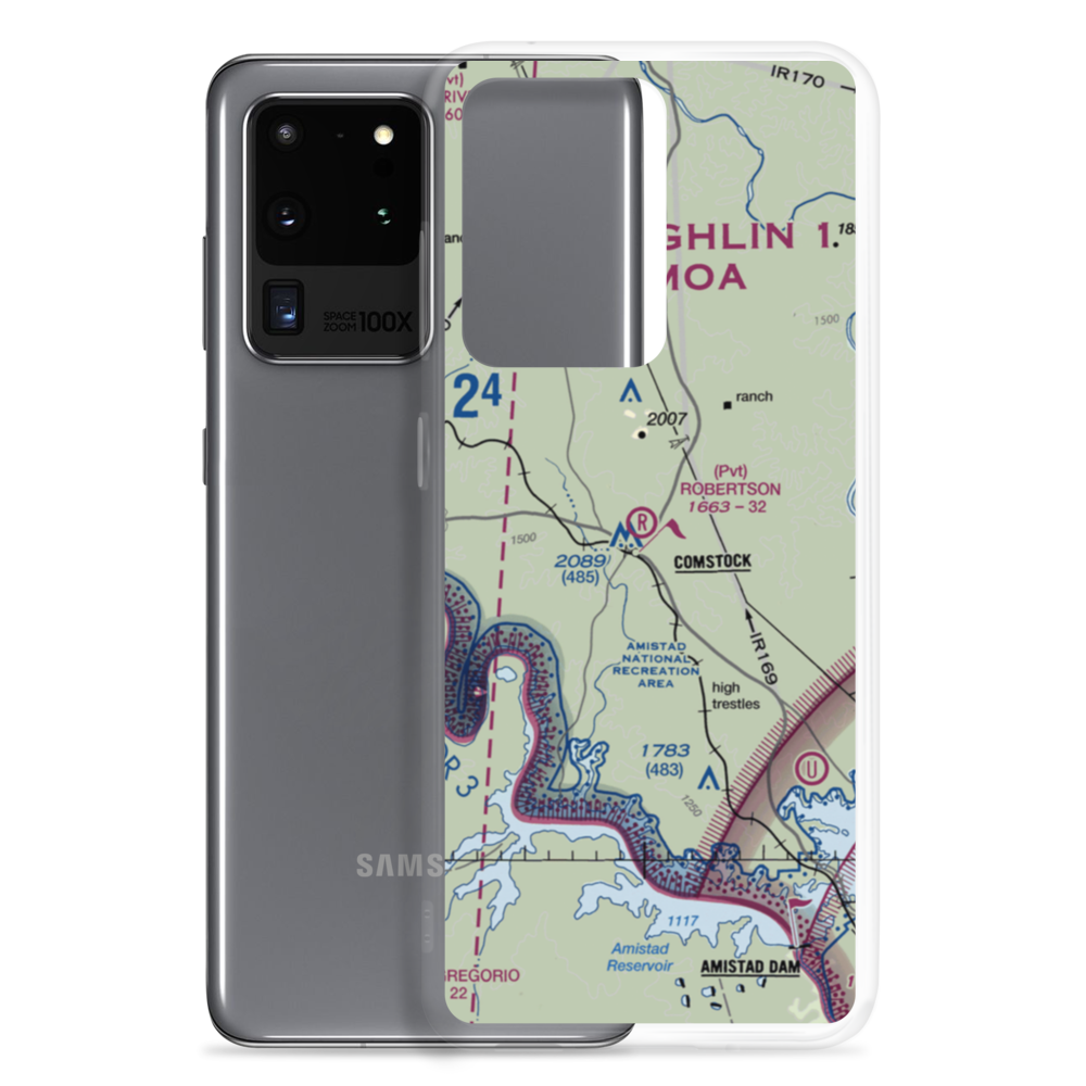 Robertson Ranch Airport (0TE0) VFR Sectional Samsung Case Samsung Galaxy S20 Ultra model shown