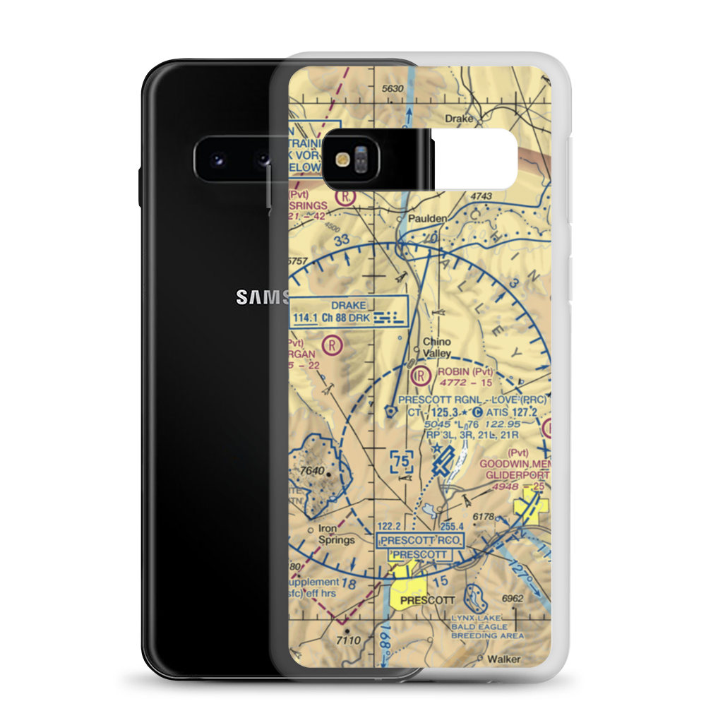 Robin STOLport (59AZ) VFR Sectional Samsung Case Samsung Galaxy S10 model shown