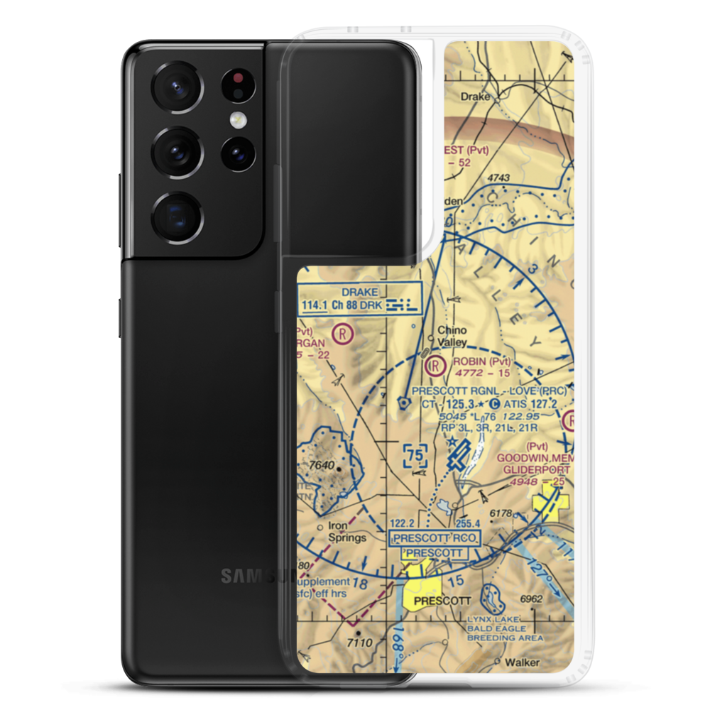Robin STOLport (59AZ) VFR Sectional Samsung Case Samsung Galaxy S21 Ultra model shown