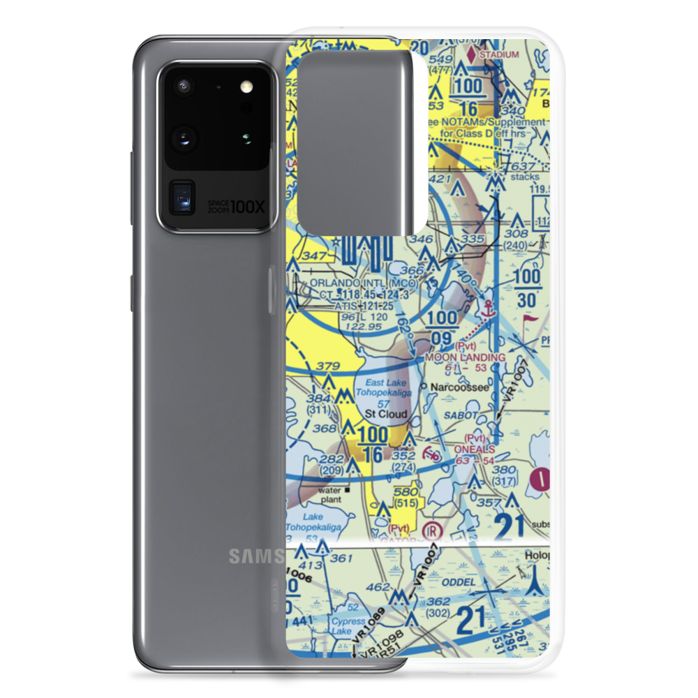 Robinestte Seaplane Base (FA78) VFR Sectional Samsung Case Samsung Galaxy S20 Ultra model shown