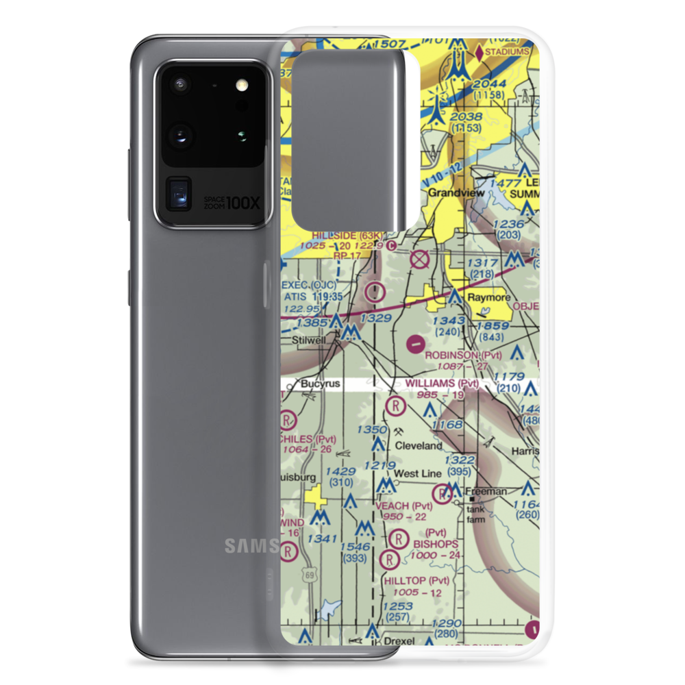 Robinson Airport (MU26) VFR Sectional Samsung Case Samsung Galaxy S20 Ultra model shown