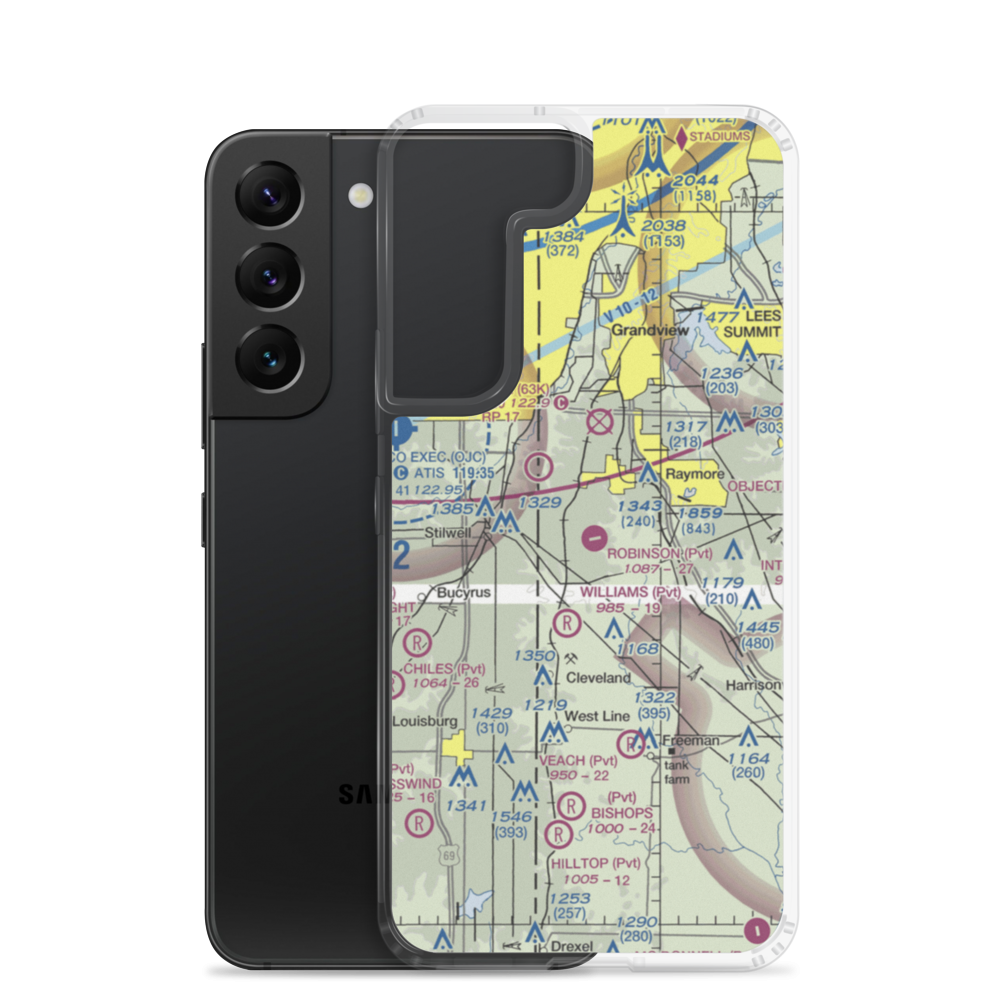 Robinson Airport (MU26) VFR Sectional Samsung Case Samsung Galaxy S22 model shown
