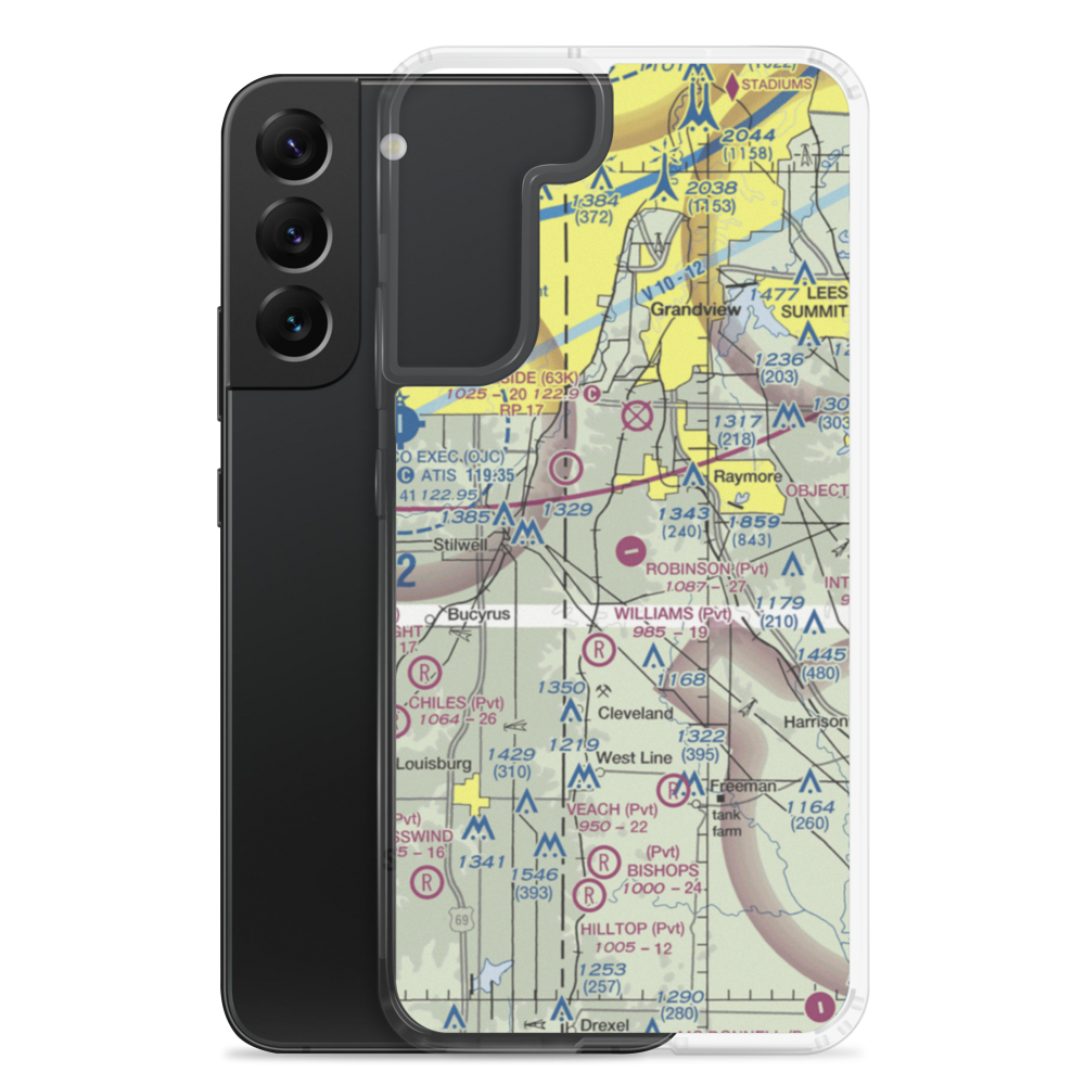 Robinson Airport (MU26) VFR Sectional Samsung Case Samsung Galaxy S22 Plus model shown