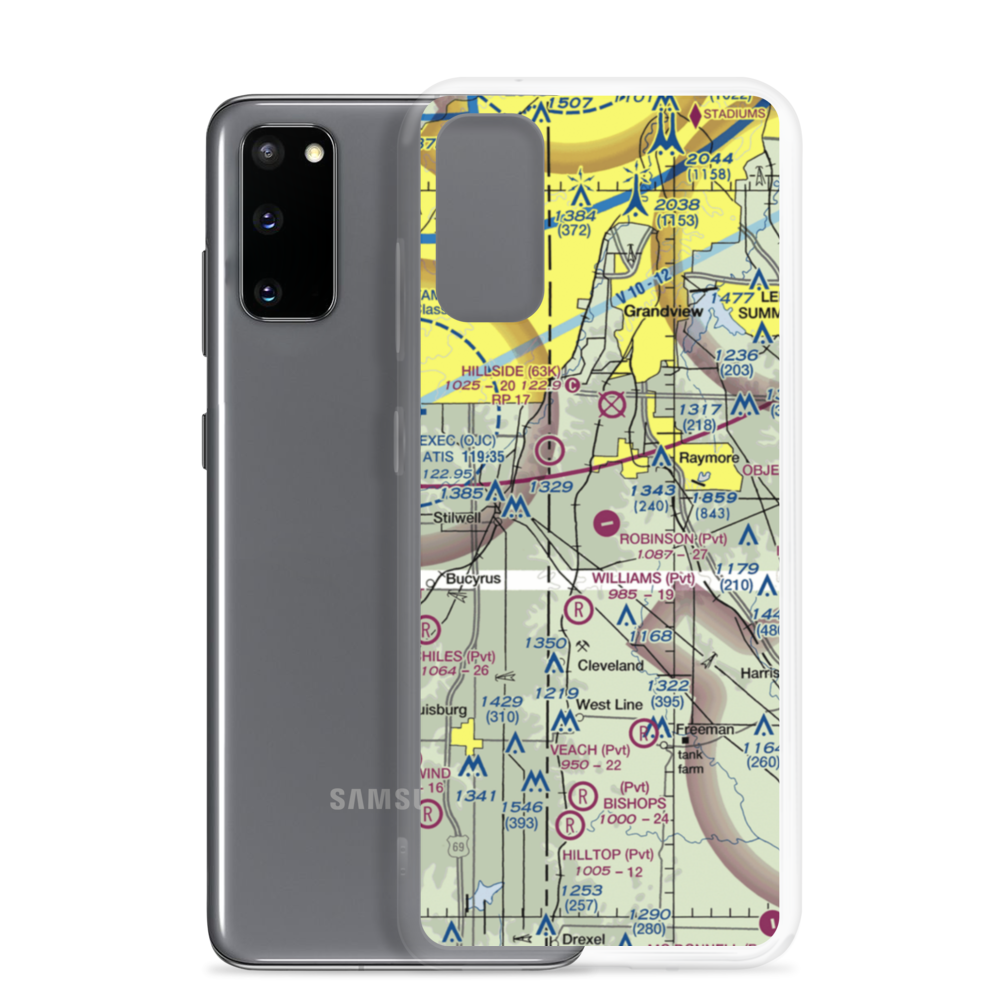 Robinson Airport (MU26) VFR Sectional Samsung Case Samsung Galaxy S20 model shown