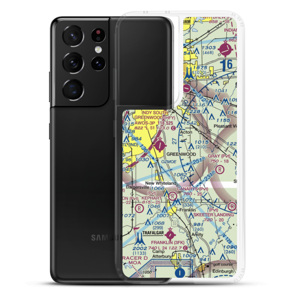 Robinson Field (8IN2) VFR Sectional Samsung Case Samsung Galaxy S21 Ultra model shown