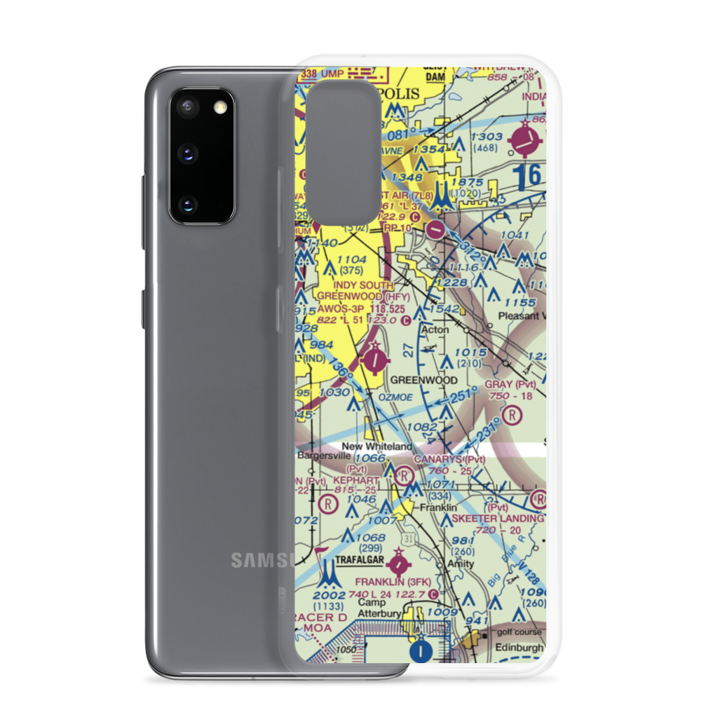 Robinson Field (8IN2) VFR Sectional Samsung Case Samsung Galaxy S20 model shown