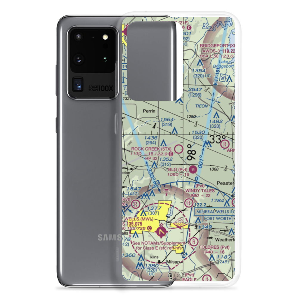 Rock Creek Ranch Airport (5TX) VFR Sectional Samsung Case Samsung Galaxy S20 Ultra model shown