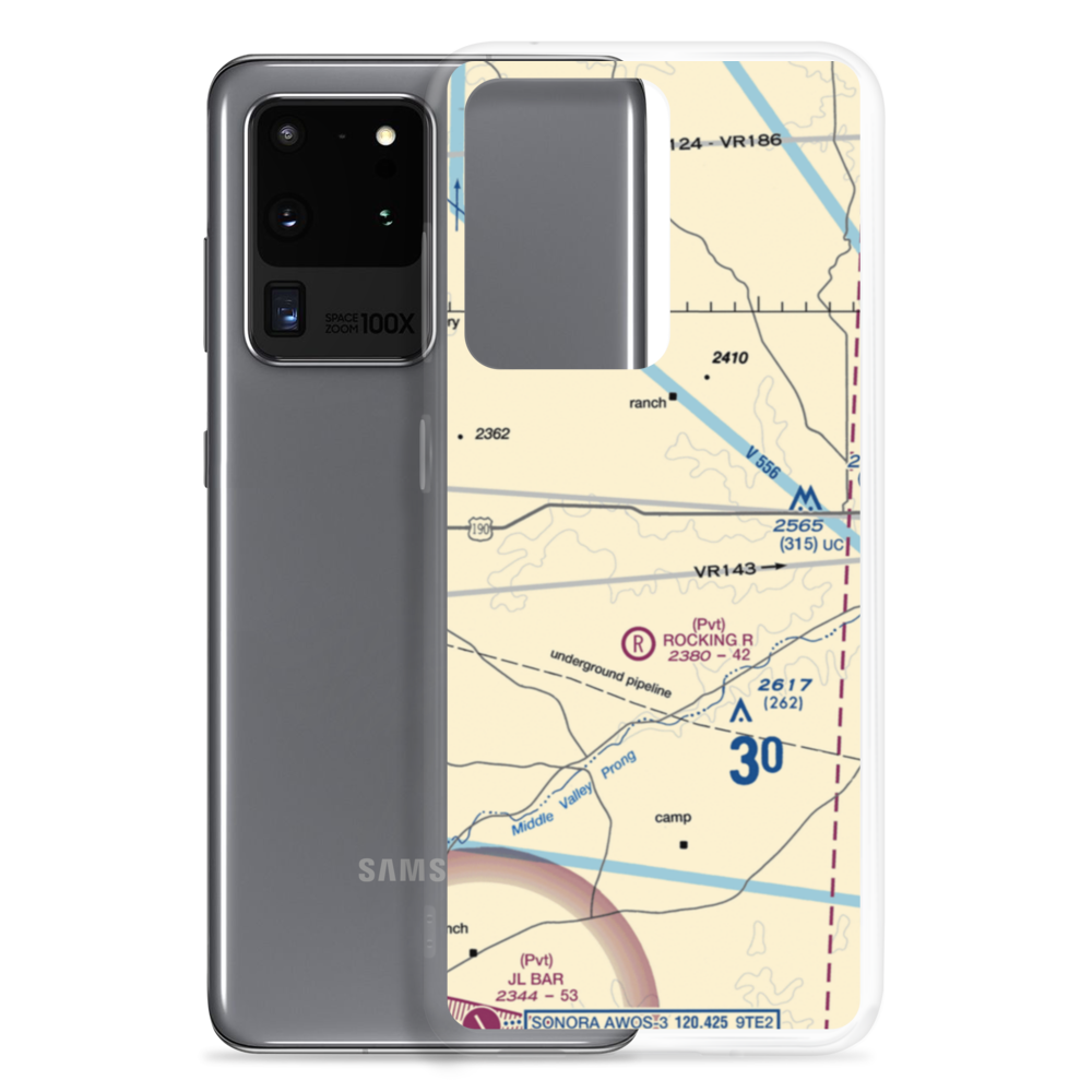 Rocking R Ranch Airport (6TA0) VFR Sectional Samsung Case Samsung Galaxy S20 Ultra model shown