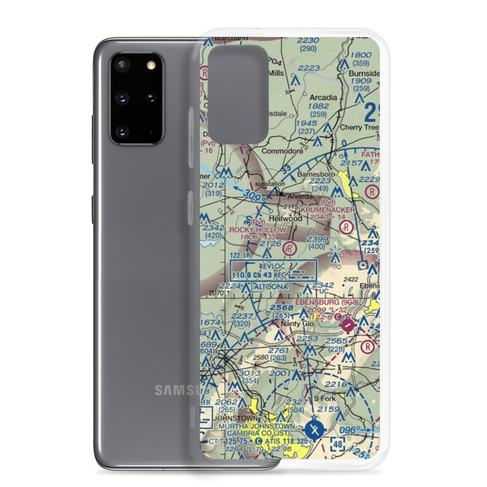 Rocky Hollow Field (PN72) VFR Sectional Samsung Case Samsung Galaxy S20 Plus model shown