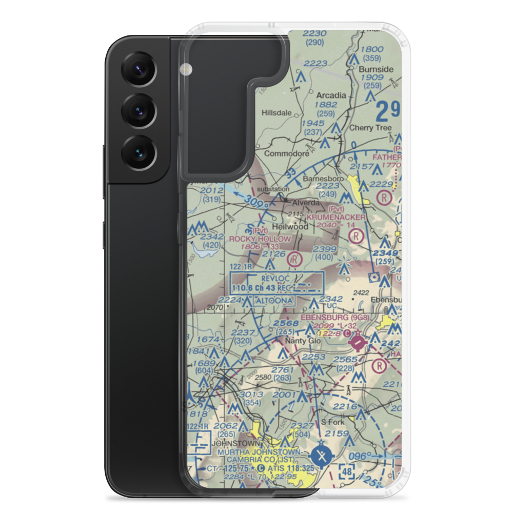 Rocky Hollow Field (PN72) VFR Sectional Samsung Case Samsung Galaxy S22 Plus model shown
