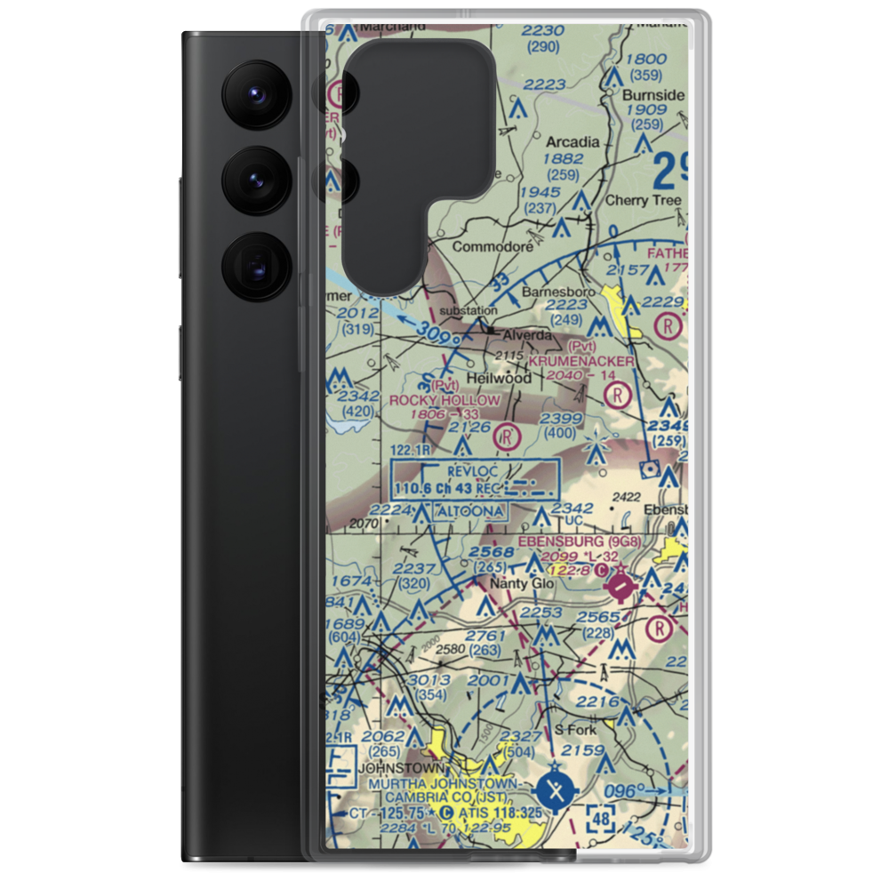 Rocky Hollow Field (PN72) VFR Sectional Samsung Case Samsung Galaxy S22 Ultra model shown