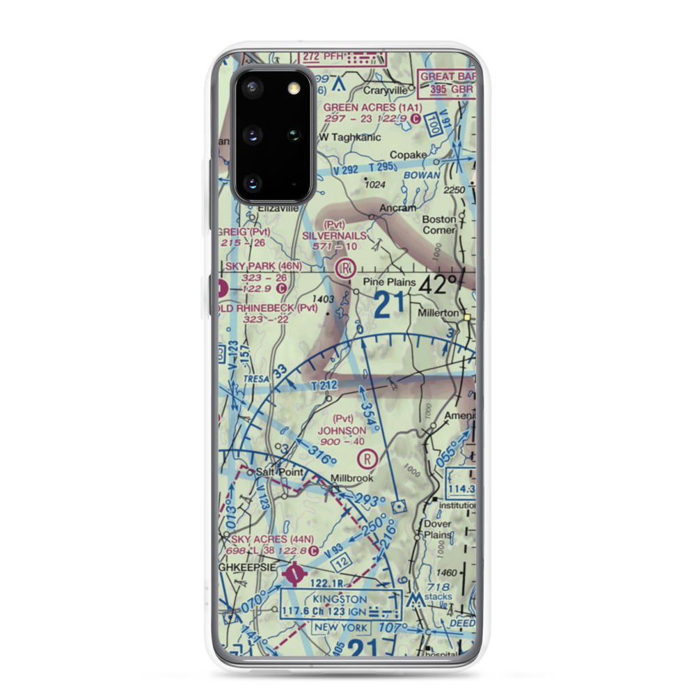 Rocky Reef Farm Airport (0NK8) VFR Sectional Samsung Case Samsung Galaxy S20 Plus model shown