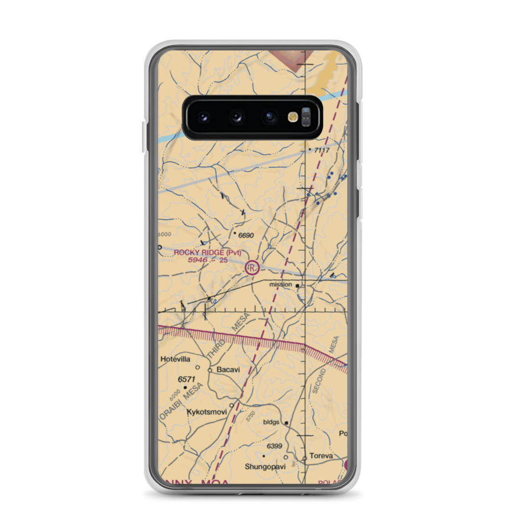 Rocky Ridge Airport (50AZ) VFR Sectional Samsung Case Samsung Galaxy S10 model shown