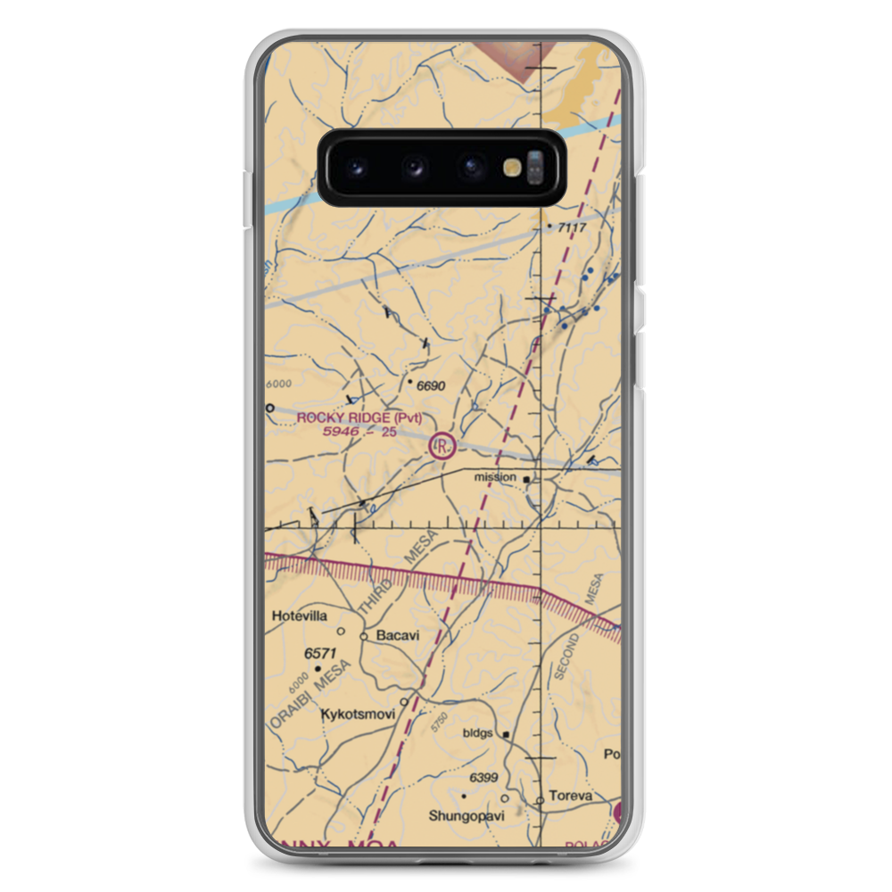 Rocky Ridge Airport (50AZ) VFR Sectional Samsung Case Samsung Galaxy S10+ model shown