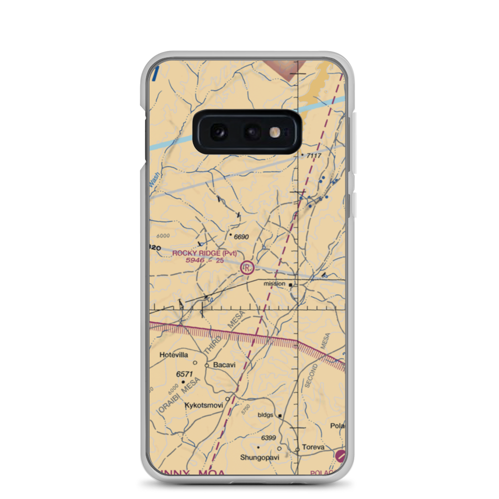 Rocky Ridge Airport (50AZ) VFR Sectional Samsung Case Samsung Galaxy S10e model shown