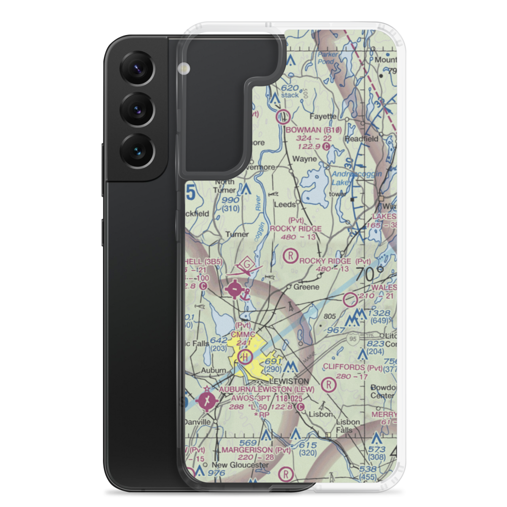 Rocky Ridge Airport (ME39) VFR Sectional Samsung Case Samsung Galaxy S22 Plus model shown