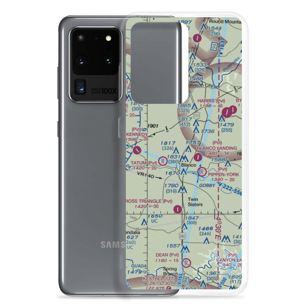 Rocky Top Ranch Airport (TA53) VFR Sectional Samsung Case Samsung Galaxy S20 Ultra model shown