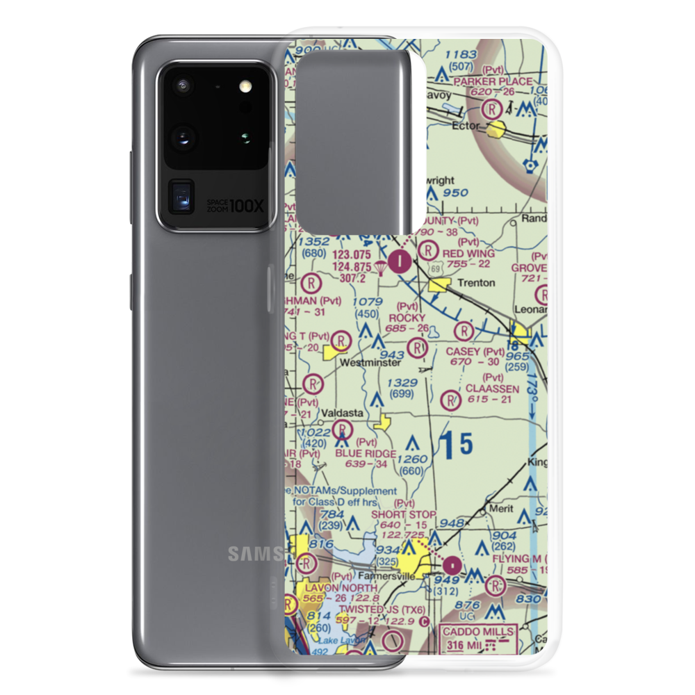 Rockys Place Airport (6TA2) VFR Sectional Samsung Case Samsung Galaxy S20 Ultra model shown