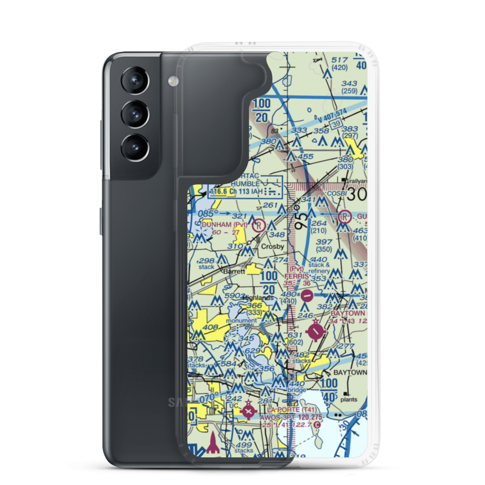 Roeder Airport (49TA) VFR Sectional Samsung Case Samsung Galaxy S21 model shown