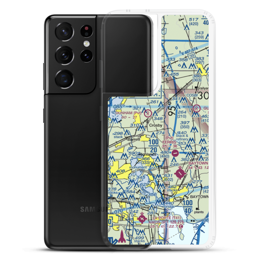 Roeder Airport (49TA) VFR Sectional Samsung Case Samsung Galaxy S21 Ultra model shown