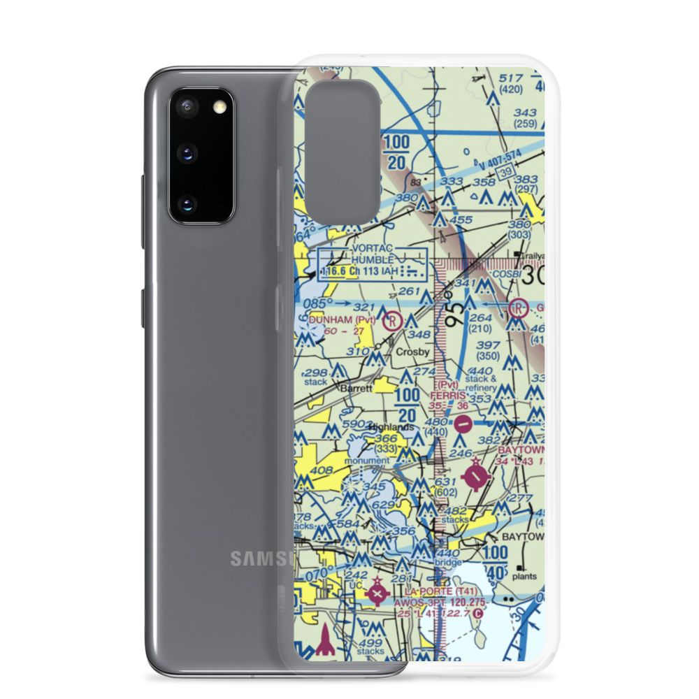 Roeder Airport (49TA) VFR Sectional Samsung Case Samsung Galaxy S20 model shown
