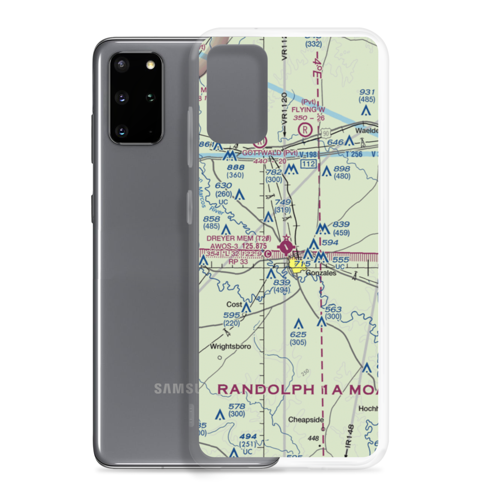 Roger M. Dreyer Memorial Airport (T20) VFR Sectional Samsung Case Samsung Galaxy S20 Plus model shown