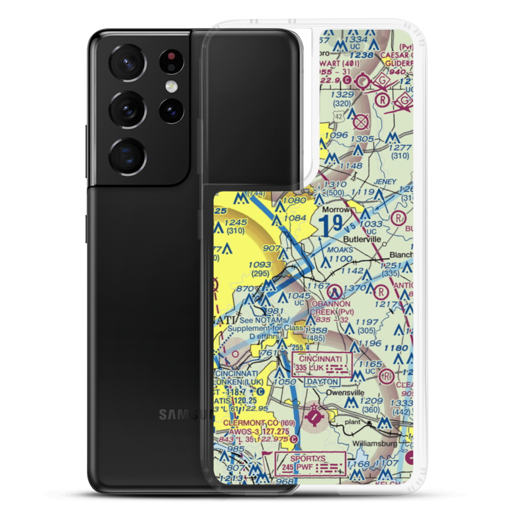 Rohrer Airport (5OI0) VFR Sectional Samsung Case Samsung Galaxy S21 Ultra model shown