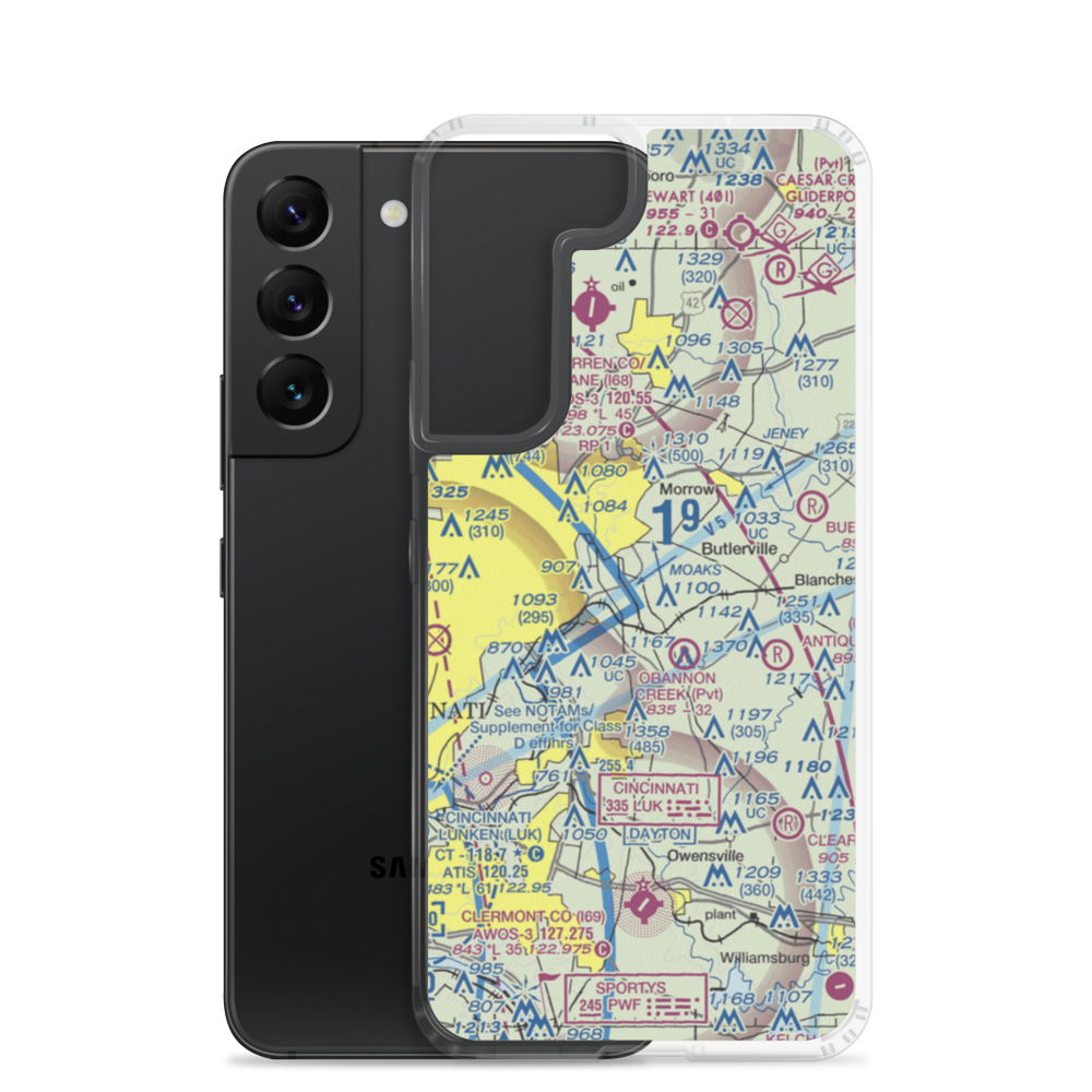 Rohrer Airport (5OI0) VFR Sectional Samsung Case Samsung Galaxy S22 model shown