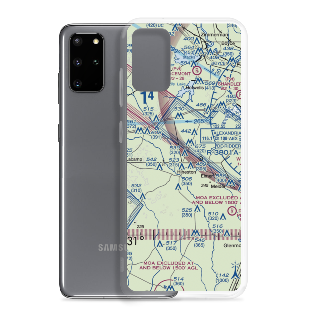 Roland Airport (70LA) VFR Sectional Samsung Case Samsung Galaxy S20 Plus model shown