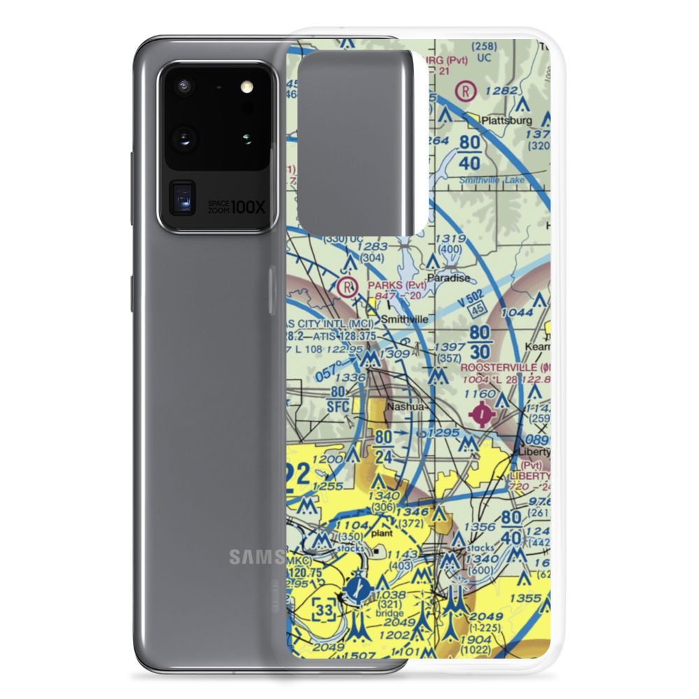 Rollert Farm Airport (29MO) VFR Sectional Samsung Case Samsung Galaxy S20 Ultra model shown