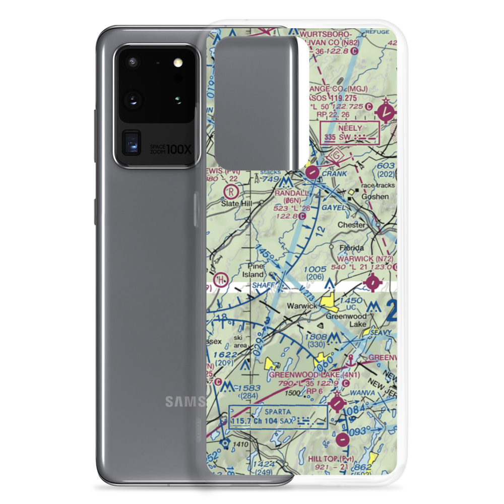 Rolling Hills Airport (5NY7) VFR Sectional Samsung Case Samsung Galaxy S20 Ultra model shown