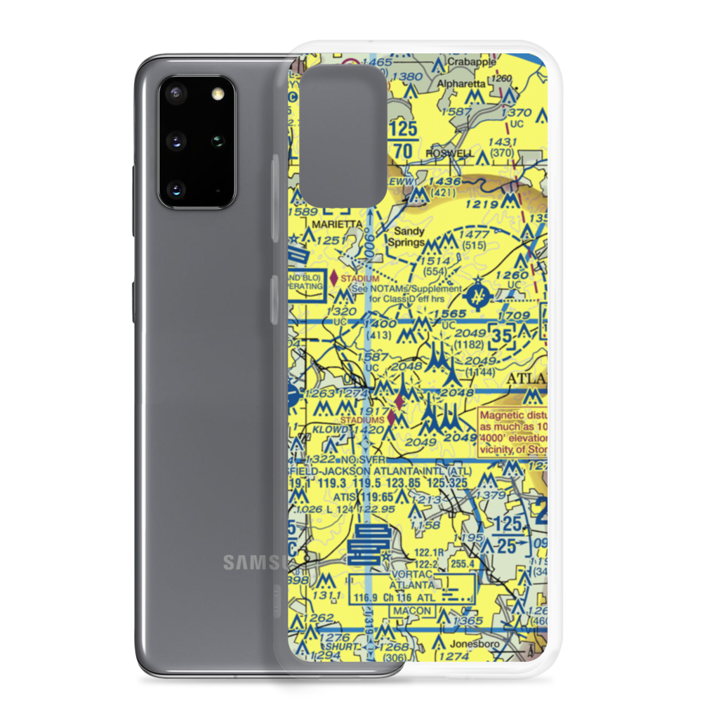 Rollins Airport (GA53) VFR Sectional Samsung Case Samsung Galaxy S20 Plus model shown