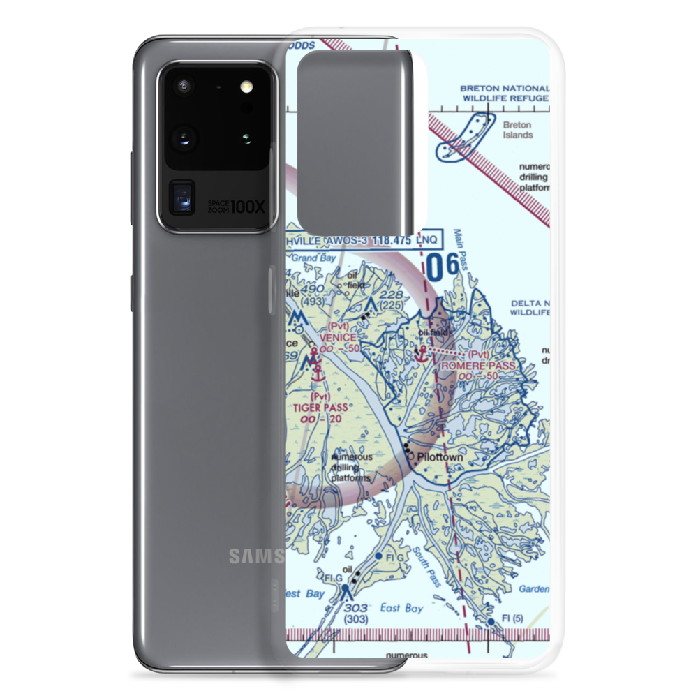 Romere Pass Seaplane Base (7LA7) VFR Sectional Samsung Case Samsung Galaxy S20 Ultra model shown