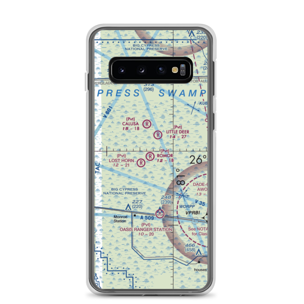 Romor Ranch Airport (FA74) VFR Sectional Samsung Case Samsung Galaxy S10 model shown