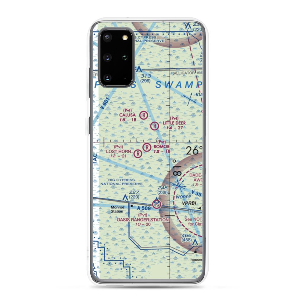 Romor Ranch Airport (FA74) VFR Sectional Samsung Case Samsung Galaxy S20 Plus model shown
