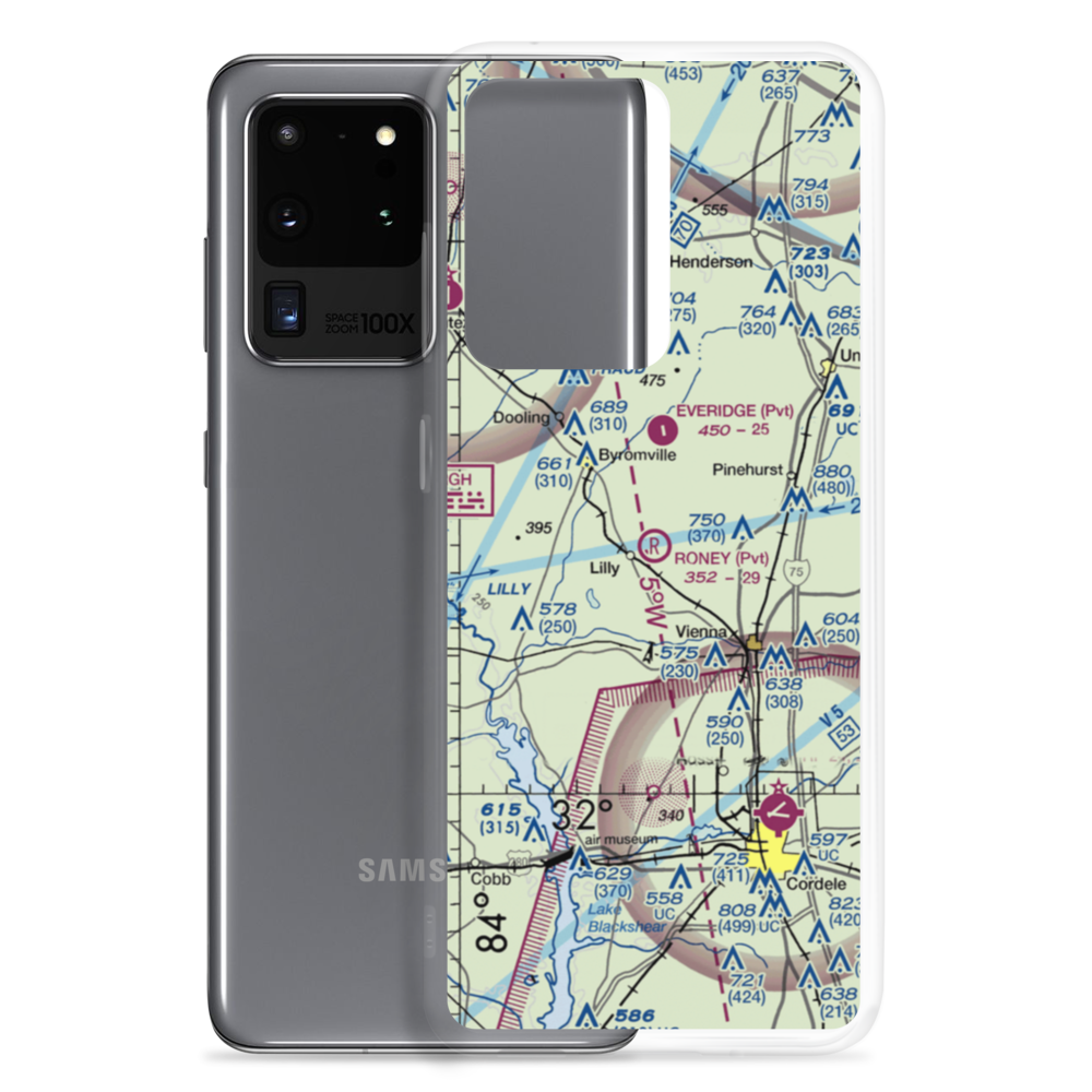 Roney Farms Airport (5GA6) VFR Sectional Samsung Case Samsung Galaxy S20 Ultra model shown