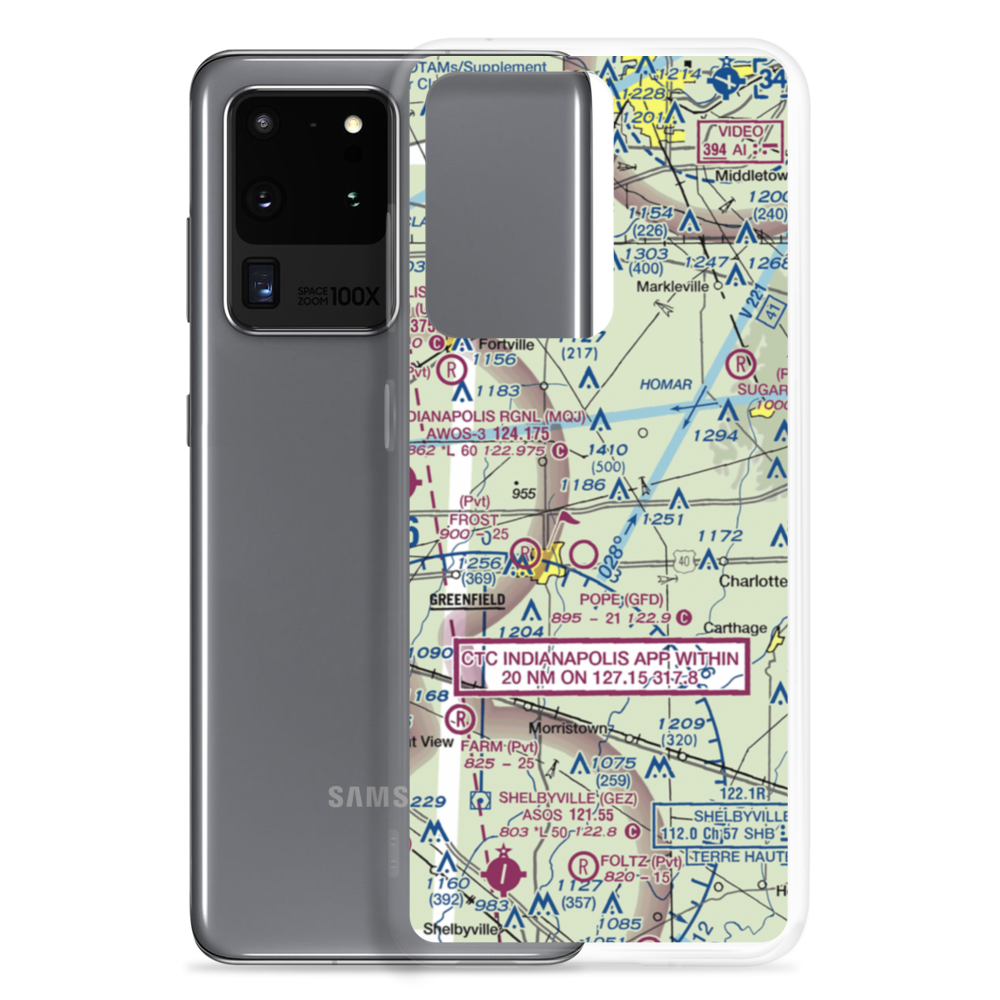 Ronnie Cole Airstrip (US-0319) VFR Sectional Samsung Case Samsung Galaxy S20 Ultra model shown