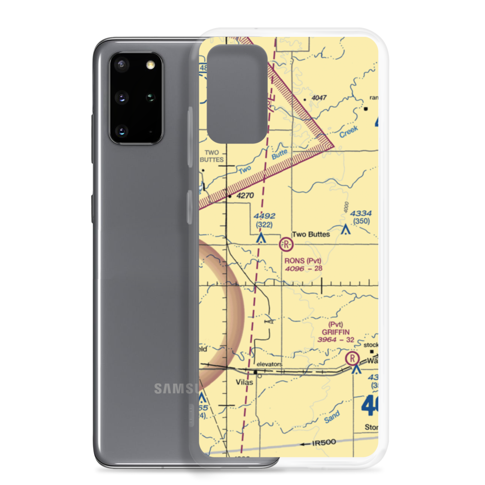 Rons Field (53CO) VFR Sectional Samsung Case Samsung Galaxy S20 Plus model shown