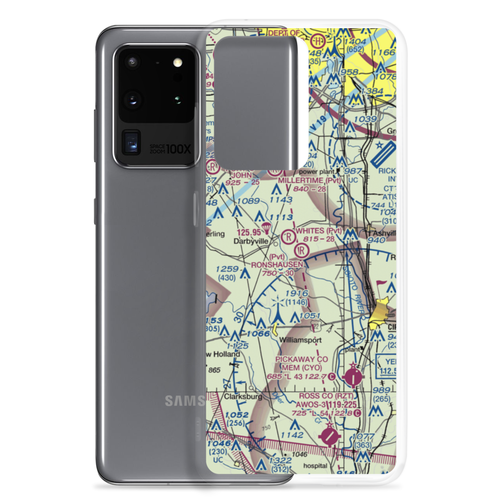 Ronshausen Airport (38OI) VFR Sectional Samsung Case Samsung Galaxy S20 Ultra model shown