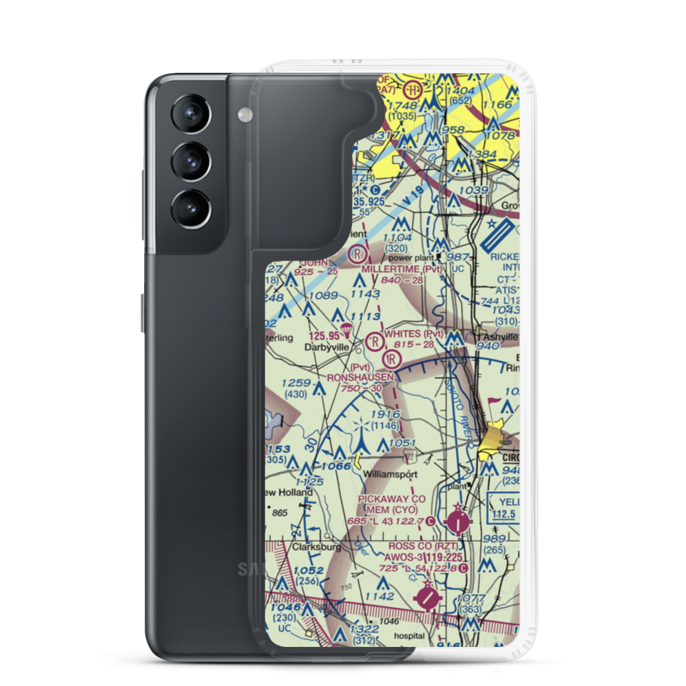 Ronshausen Airport (38OI) VFR Sectional Samsung Case Samsung Galaxy S21 model shown