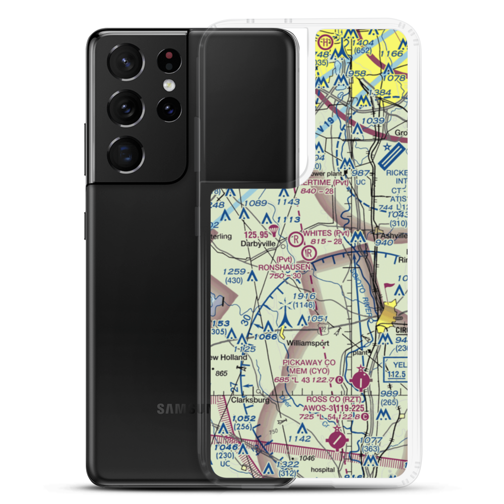 Ronshausen Airport (38OI) VFR Sectional Samsung Case Samsung Galaxy S21 Ultra model shown
