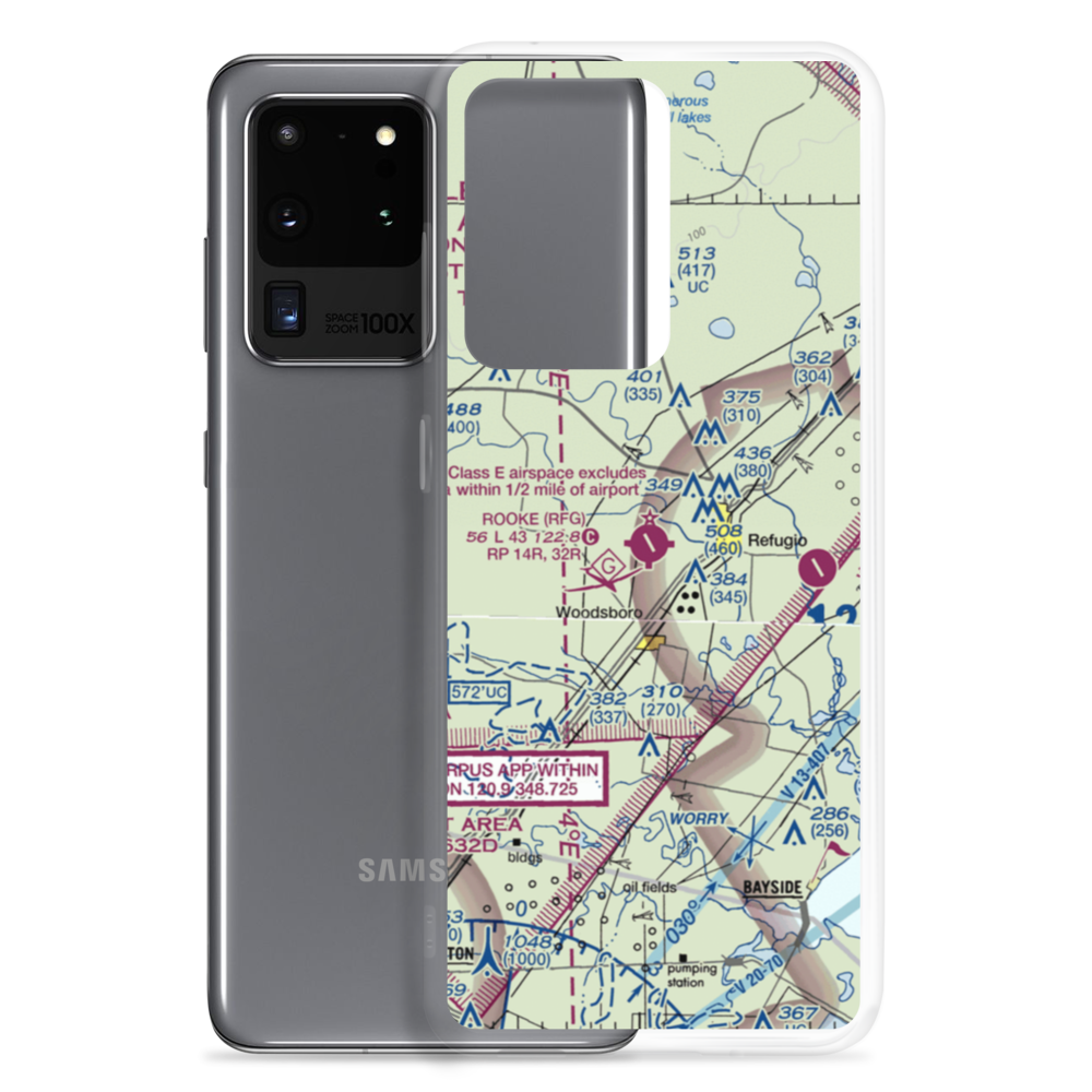 Rooke Field (RFG) VFR Sectional Samsung Case Samsung Galaxy S20 Ultra model shown