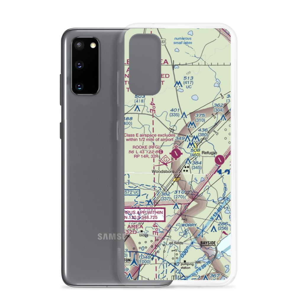 Rooke Field (RFG) VFR Sectional Samsung Case Samsung Galaxy S20 model shown