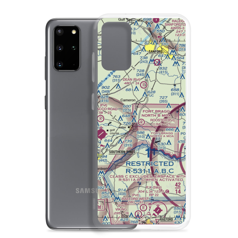Rooster Field (84NC) VFR Sectional Samsung Case Samsung Galaxy S20 Plus model shown